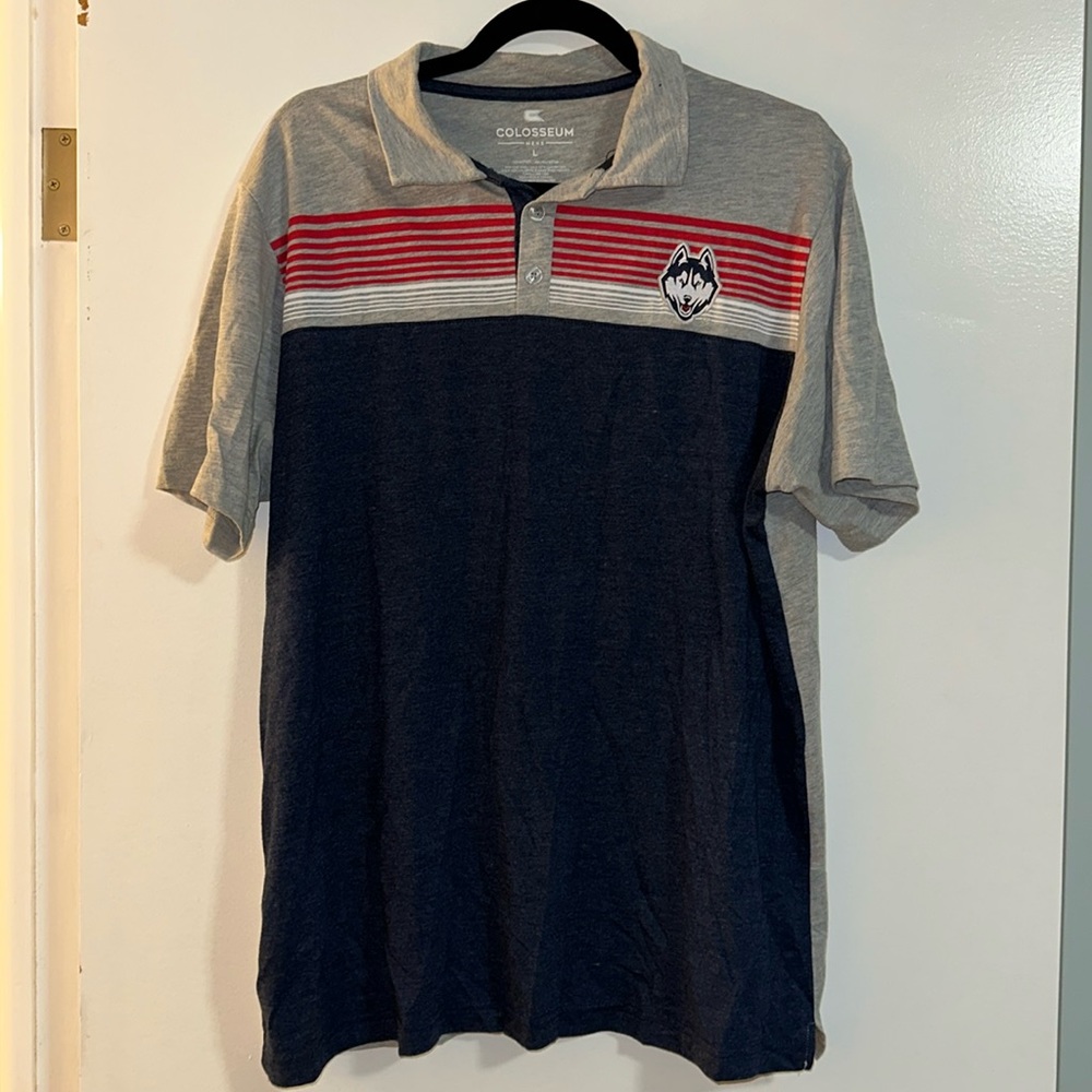 Men’s Large Colosseum UConn Polo
